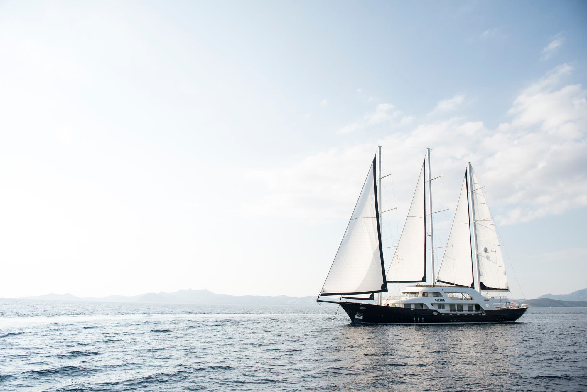 M/S MEIRA sailing on the open sea